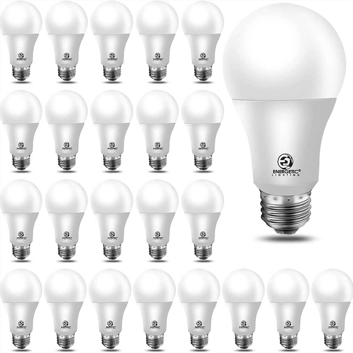 Energetic Lighting 60-Watt EQ A19 Daylight E26 LED Light Bulb (24-Pack) | YGA03C54-850-24P